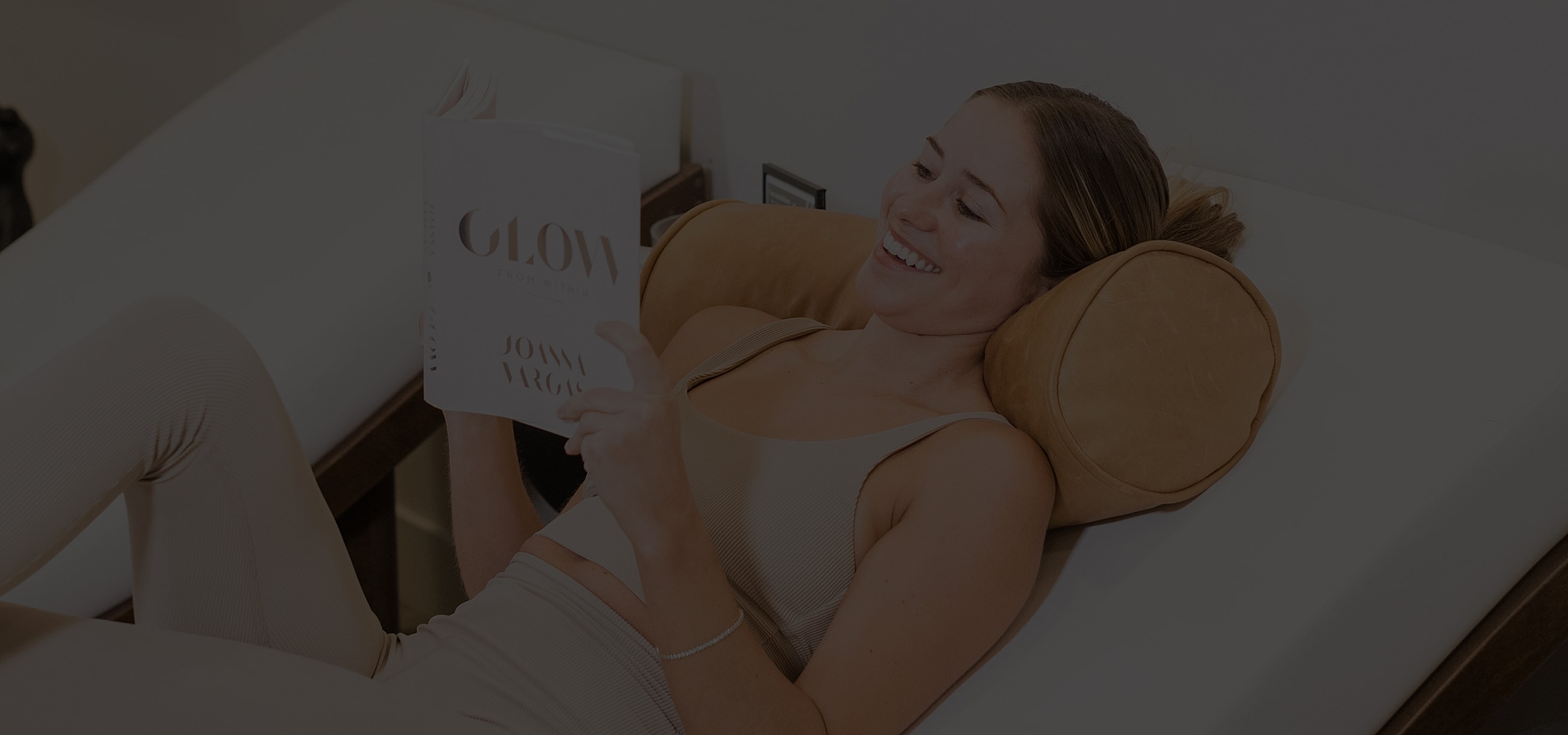 Subtle leaf pattern on a light background.